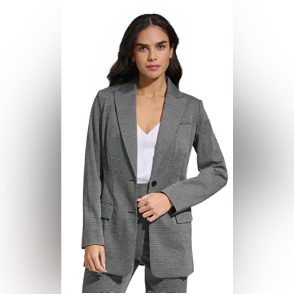 Calvin Klein Black & Light Gray Blazer